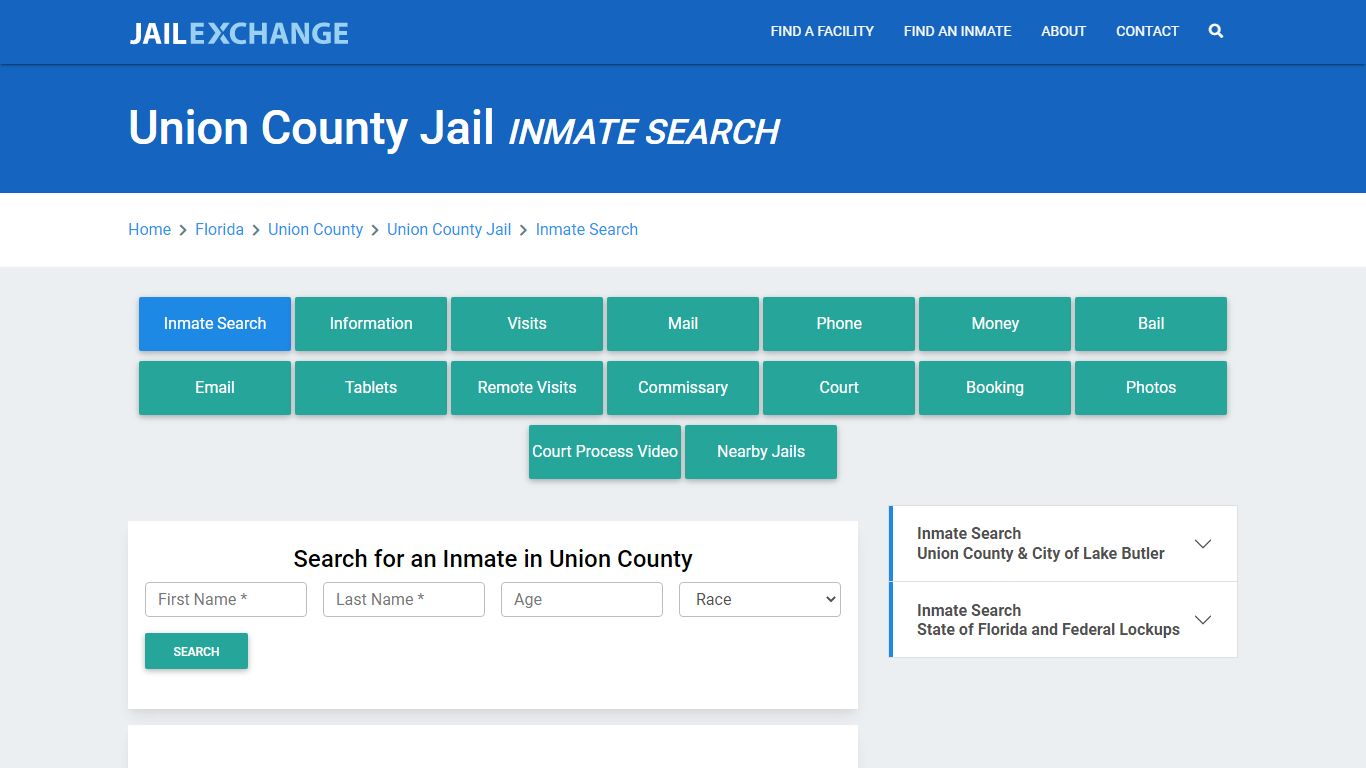 Union County Jail, FL Inmate Search: Roster & Mugshots - Jail Exchange